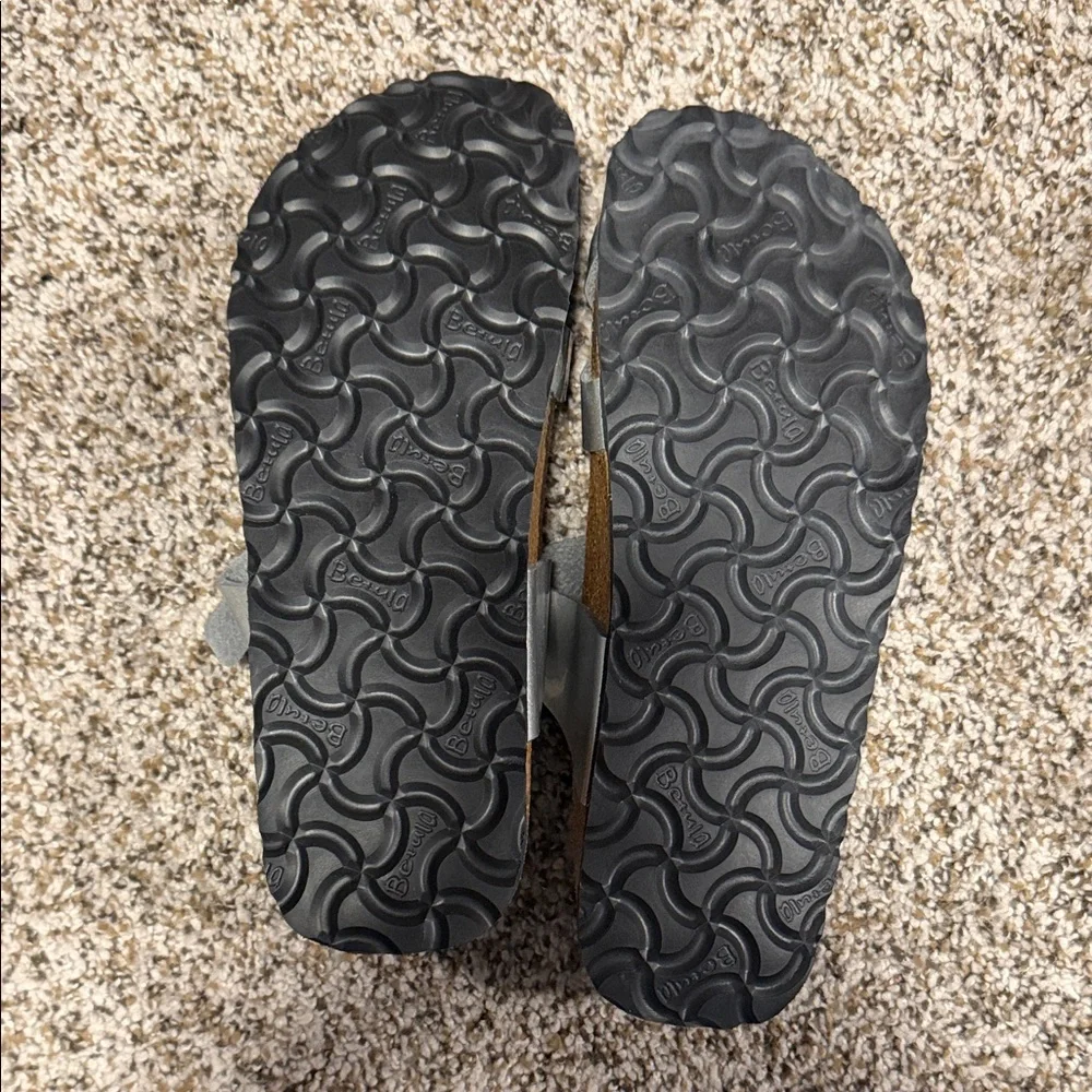 Betula by Birkenstock Silver Strappy Sandals - Picture 2 of 2